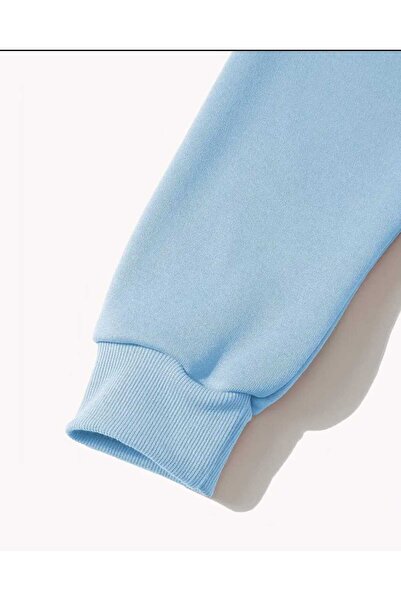 caddekombin Jeans and Pearls Printed Hooded Pocket Wool Inside Gray Sweatshirt