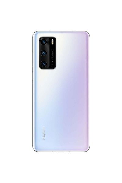 Huawei Telefon mobil P40, Dual SIM, 128GB, 8GB RAM, 5G, Ice White