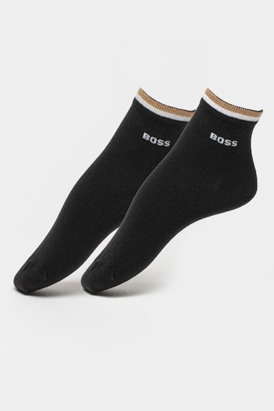BOSS , Set de sosete scurte - 2 perechi, Negru, 40-46
