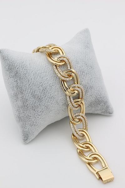 XUPING JEWELRY Style Pearl/Xuping Jewelry Mercury Zircon Stone Bracelet