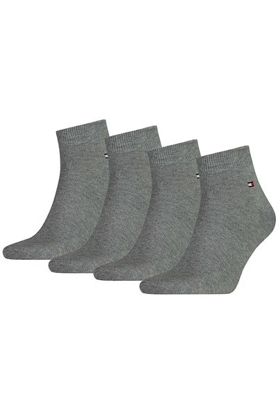 Tommy Hilfiger , Set de scurte cu logo discret 14171 - 4 perechi, Grey, 39-42