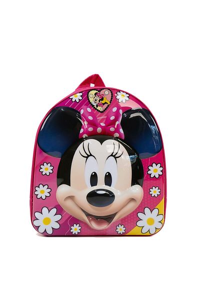 glowfit 5D Embossed Minie Mouse Girl Child School Kindergarten Primary School Nursery Backpack