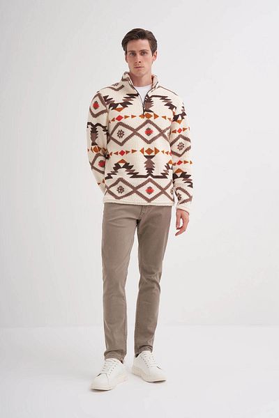 Cazador Ecru Men's Sweatshirt 52440