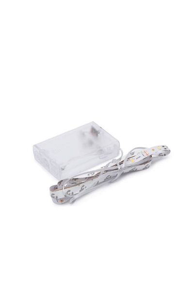 Dali LED Strip Warm Light, 1m Length, 3xAA Batteries, 30 LEDs, White