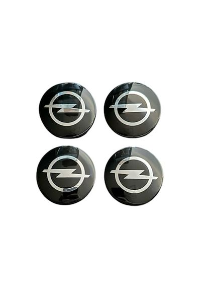 Universal Set 4 capace roti 58mm exterior, 56mm interior Opel negre