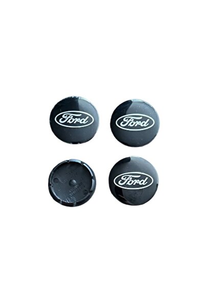 MAF Set 4 capace roti 56mm Ford Negre compatibil/inlocuitor janta aliaj