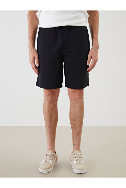 LC Waikiki Чорні стандартні шорти для чоловіків