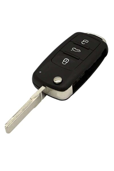 MAF Carcasă cheie VW tip rabatabilă, 3 butoane, LED