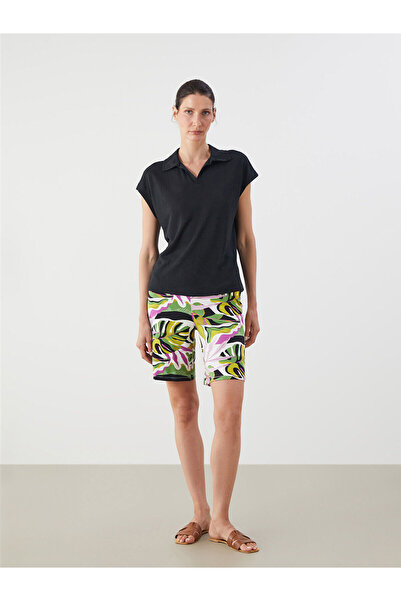 LC Waikiki Sort pentru femei cu model cu talie elastică sezon nou - S5G694Z8