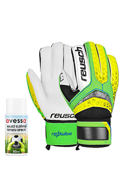 AVESSA 2'Li Set Reusch Profesyonel Doğal Lateks Kaleci Eldiveni - Hediye Kale...