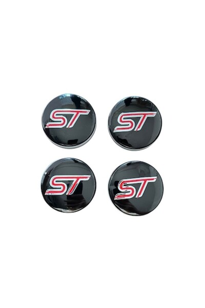 Ford Σετ 4 καλυμμάτων τροχών ST 54 mm, συμβατά με ζάντες από κράμα