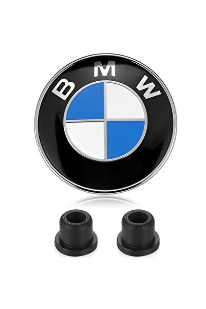 OEM Emblemă rotundă pentru capotă față, 82 mm, pentru seria BMW