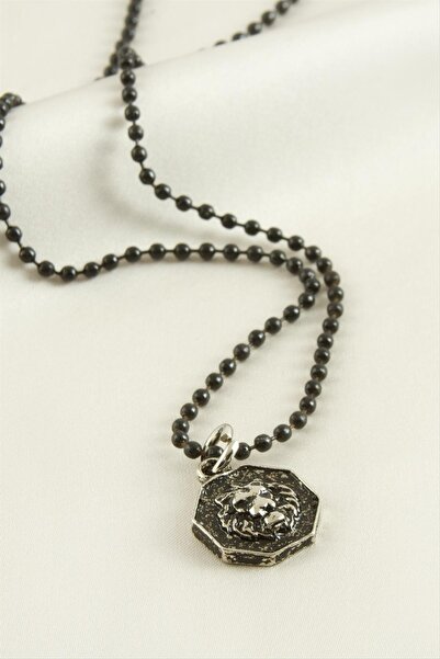 SiHako Aslan Top Zincirli Erkek Kolye