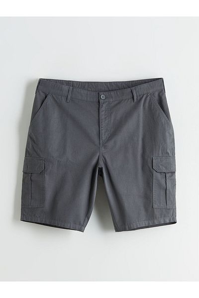 LC Waikiki Ανδρικό σορτς Gabardine Plus Size Standard Fit