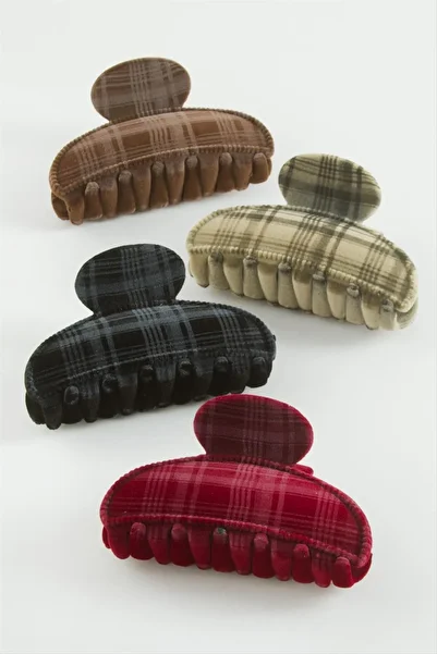 FTAKRY Oval Colored Velvet Latch Buckle 8 cm