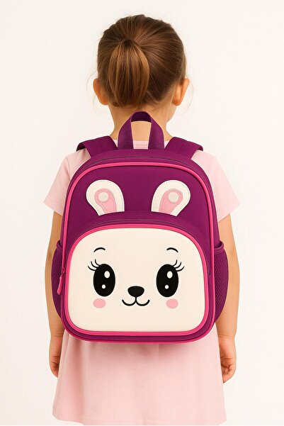 Bambus Home Kedi Karakter Anaokulu Kreş Gezi Günlük Çocuk Sırt Çantası