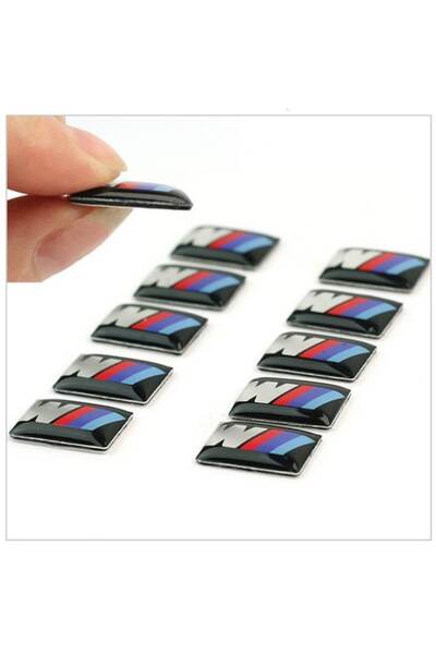 M POWER Set embleme BMW, M pentru Jante, Volan, Ceas de bord, set 4 piese