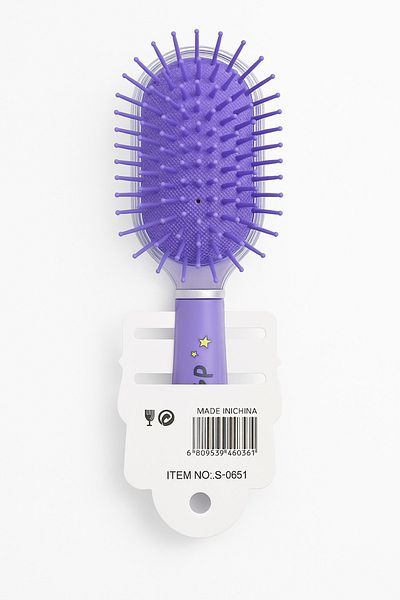 Bittox Cute Character Pattern Hair Brush- for Kids- Teens- Adults- Barbie and Hello Kity