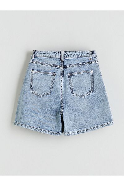 LC Waikiki Γυναικείο τζιν σορτς Loose Fit