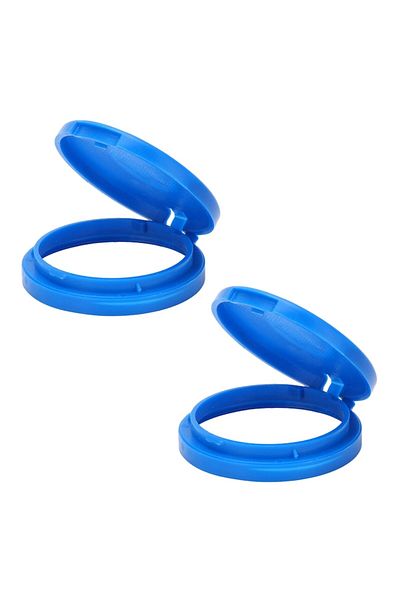 Tovbmup Set 2 capace rezervor lichid parbriz Tovbmup, ABS, albastru, compatibil cu Citroen Berlingo/C4/DS5/J