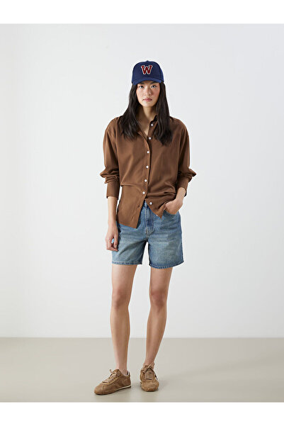 LC Waikiki Pantaloni scurti de jeans pentru femei Mom Fit