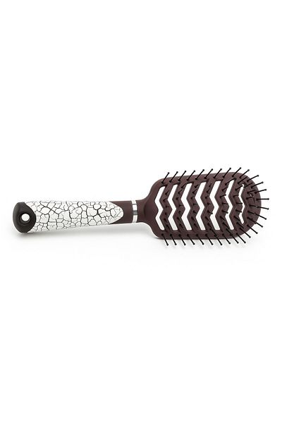 Bittox Curved Air Duct Massage Hair Brush - Unbreakable Handle Design
