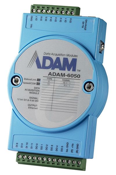 GÜMRÜK BEY Advantech Adam-6050 18 Channel Isolated Digital Input/Output (I/O) Modbus Tcp Data Acquisition Module