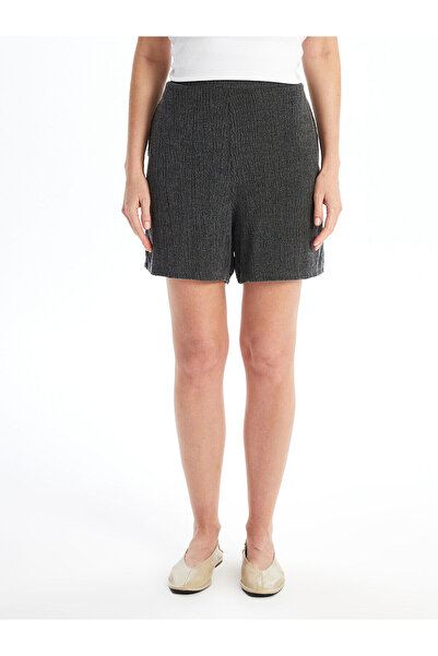 LC Waikiki Women's Straight Shorts - Elastic Waist