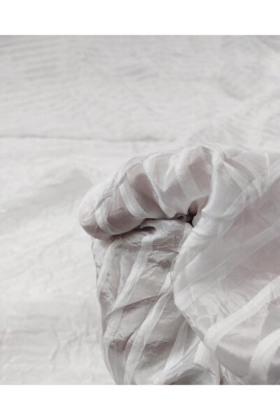 Kumaş Parça Тканина з віскози білого кольору (ширина 125 см x довжина 180 см)