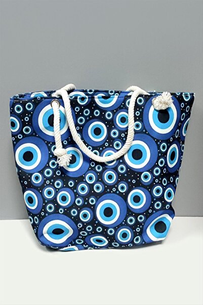 Ronanna حقيبة الشاطئ المزخرفة بالعين الشريرة