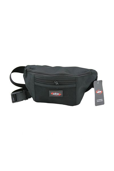 shopwave Freebek Waist Bag 3 Zipper Compartments + 1 Open Compartment with Net 10 X 11.5 X 25cm (5047)