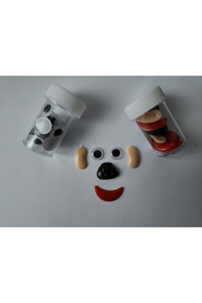 Rubenis Oynar Göz 12 mm Kulak Burun Ağız Seti - Anasınıfı, Kreş, Etkinlik