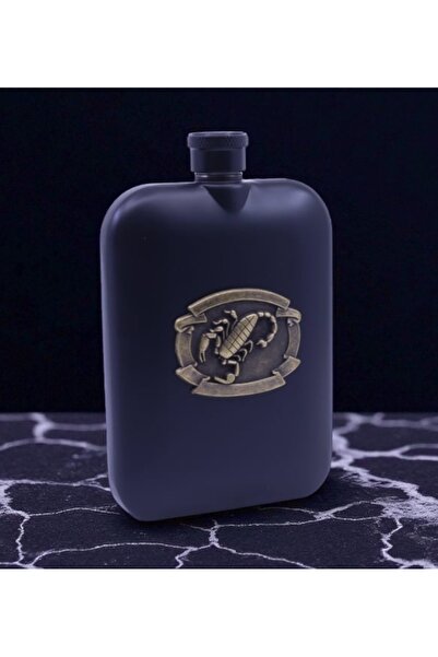 Kuzey Tacı Scorpion Symbol Embossed Stainless Flask Vip