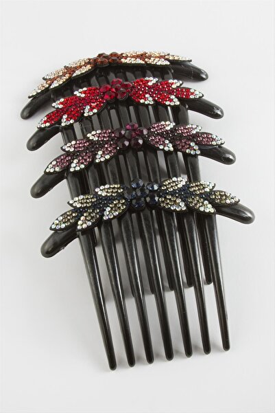 Genel Markalar Çiçek Taraklı Yan Toka 8 Cm