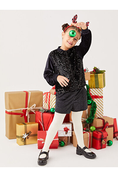 LC Waikiki Basic Mädchen Shorts und Strumpfhosen mit elastischem Bund