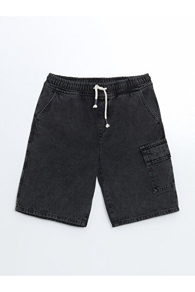 LC Waikiki LCW Kids Pantaloni scurți cargo pentru băieți, 100% bumbac, cu tal...