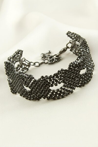 Ronanna سوار فاخر من حجر الشريط المضفر