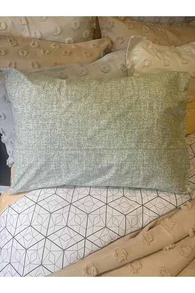 ŞENER HOME 100% Cotton Satin 2-Piece Hobby Pillow Case 50X70 cm