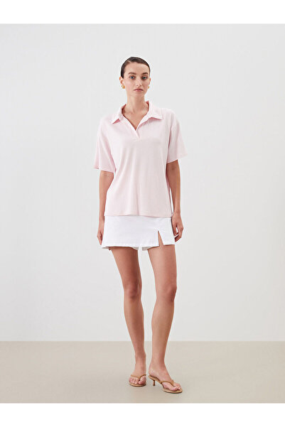 LC Waikiki Vizyon New Season Elastic Waist Women's Jean Shorts Skirt