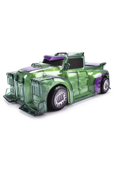 Jada Toys JADA MARVEL LIGHT ΑΥΤΟΚΙΝΗΤΟ ΗΡΩΑΣ HULK ΜΕ ΗΧΟΥΣ ΚΑΙ ΦΩΤΑ ΚΛΙΜΑΚΑ 1:32