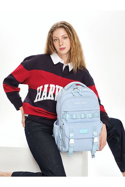 Pierre Cardin Blue Children's School Backpack 07Pck2318