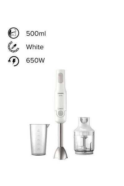 Philips خلاط يدوي بروميكس من مجموعة ديلي كوليكشن HR2535/01 أبيض