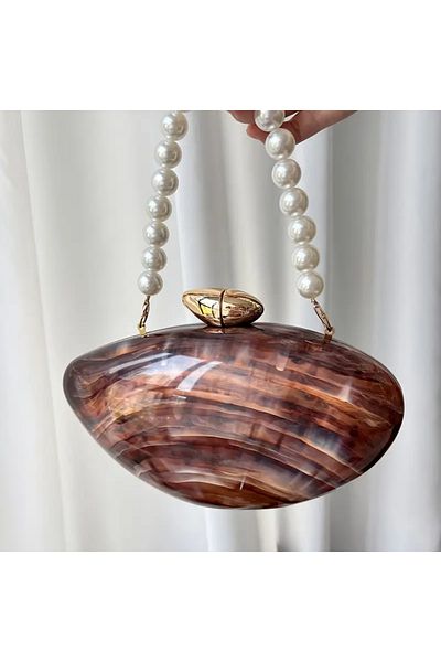 dukart Trendlover Brown Marble Look Luxury Bag