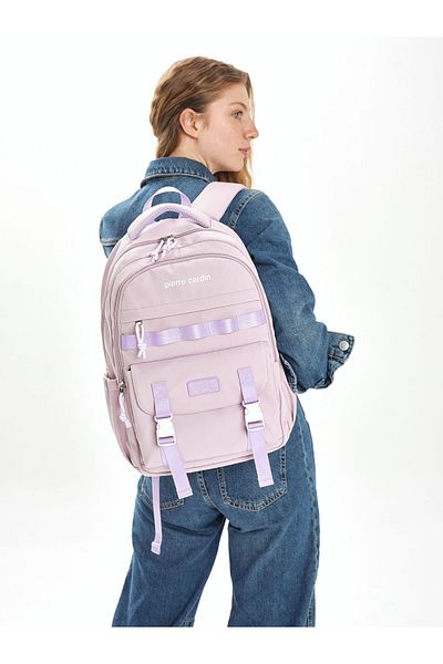 Pierre Cardin Purple Children's School Backpack 07Pck2318