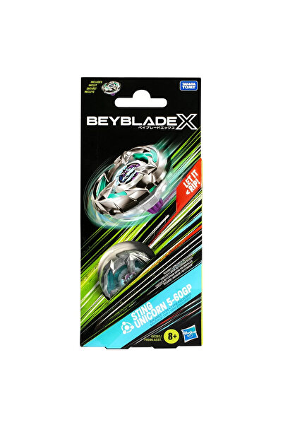 Hasbro BEYBLADE X LET IT RIP SPIRAL STING UNICORN 5-60 GP