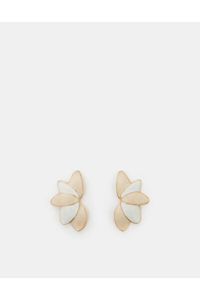 Accessorize ENAMEL PETAL SHORT DROP Tort