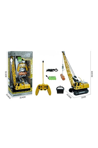 TRUST STORE ToyCraft MegaVinç 12 Kanal Şarjlı Uzaktan Kumandalı İnşaat Vinci ...