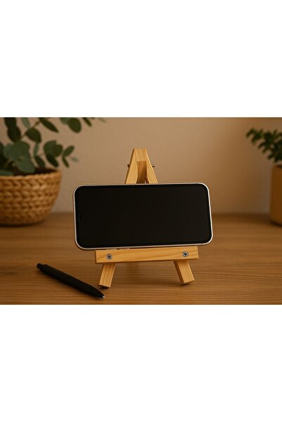 nefes sanat Mini Stand – Masa Üstü Telefon Tutucu ve SeAhşaprgileme Ayağı