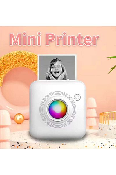 Generic Mini Portable Printer X 3, Print Pod, Bluetooth Smart Pocket Inkless Thermal Printer