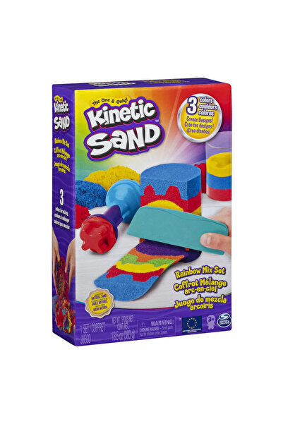 Kinetic Sand ΣΕΤ ΕΡΓΑΛΕΙΩΝ RAINBOW ΜΕ ΑΞΕΣΟΥΑΡ
